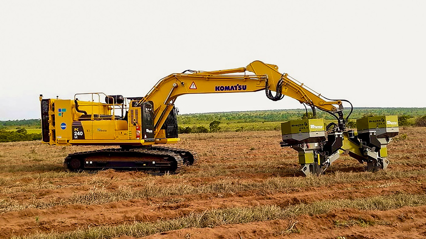 Plantio Mecanizado em Terrenos Inclinados